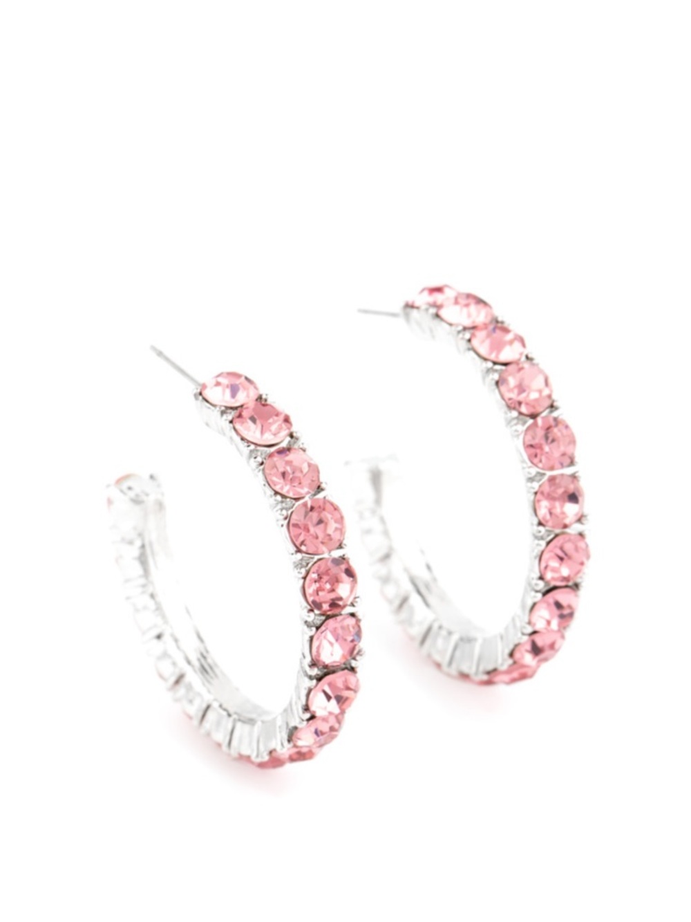 E-41 Classy is in Season Pink - Silver Tone
